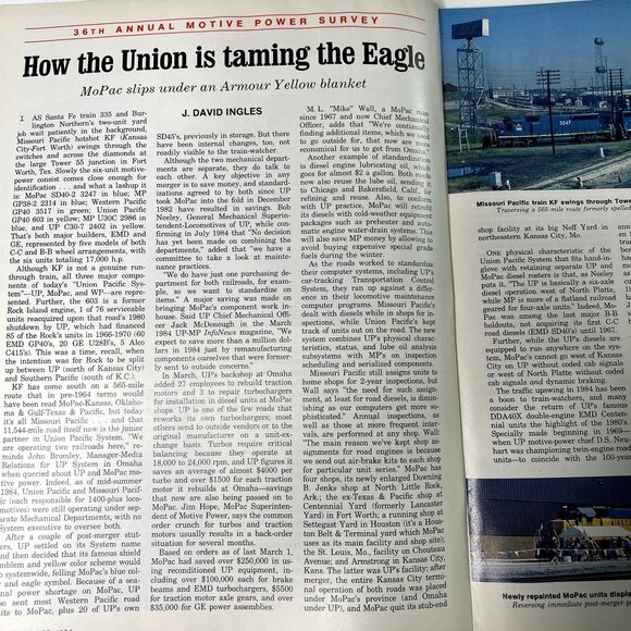 Trains Magazine of Railroading November 1984 Brewster Built Switcher Spree Salud - Picture 6 of 7